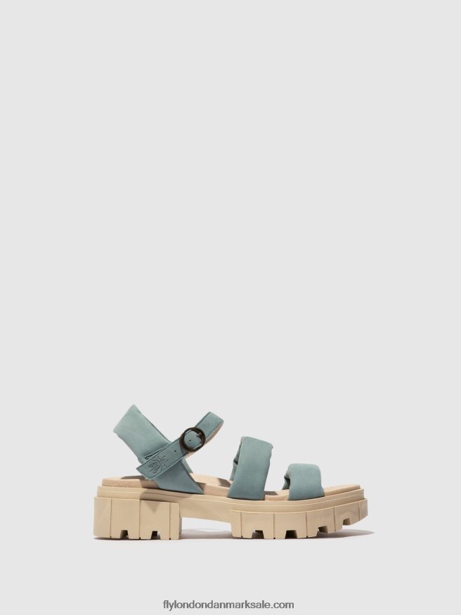 Fly London Kvinder sling-back sandaler jela864 X84ZLZ548 svag blå