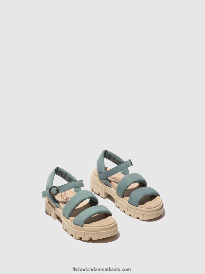 Fly London Kvinder sling-back sandaler jela864 X84ZLZ548 svag blå