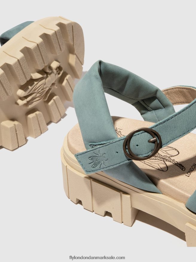 Fly London Kvinder sling-back sandaler jela864 X84ZLZ548 svag blå
