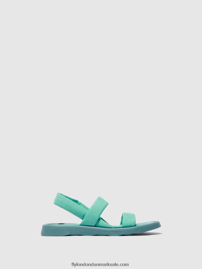 Fly London Kvinder sling-back sandaler tera873 X84ZLZ541 mynt