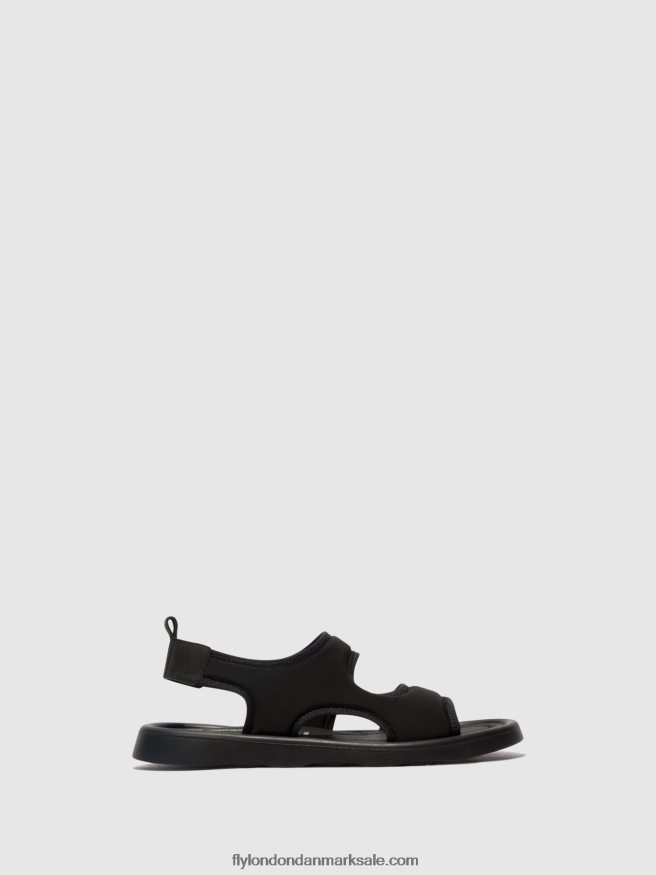 Fly London Kvinder sling-back sandaler treq930 X84ZLZ450 sort