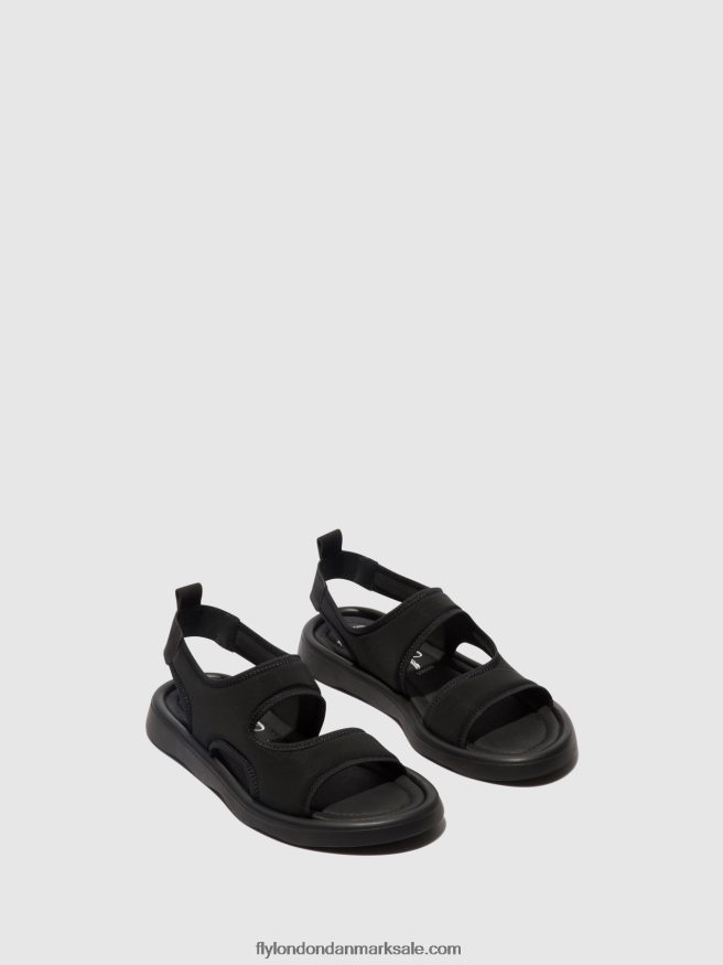 Fly London Kvinder sling-back sandaler treq930 X84ZLZ450 sort