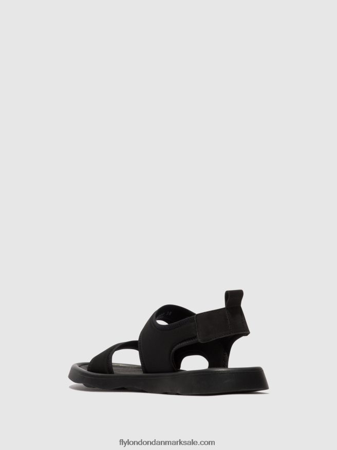 Fly London Kvinder sling-back sandaler treq930 X84ZLZ450 sort
