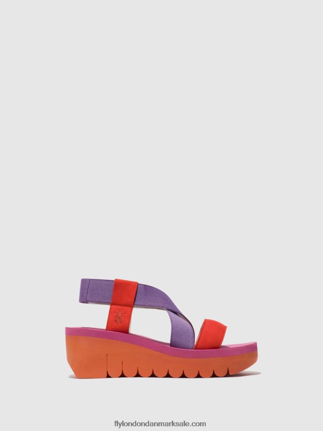Fly London Kvinder sling-back sandaler yabi922 X84ZLZ442 orange (bratsch)