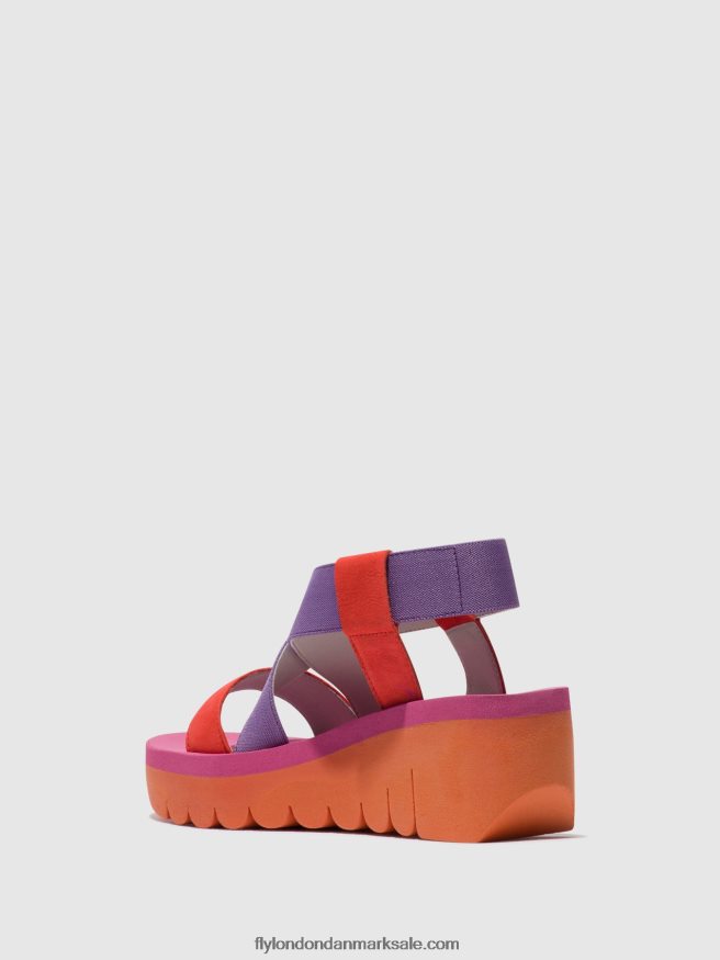 Fly London Kvinder sling-back sandaler yabi922 X84ZLZ442 orange (bratsch)