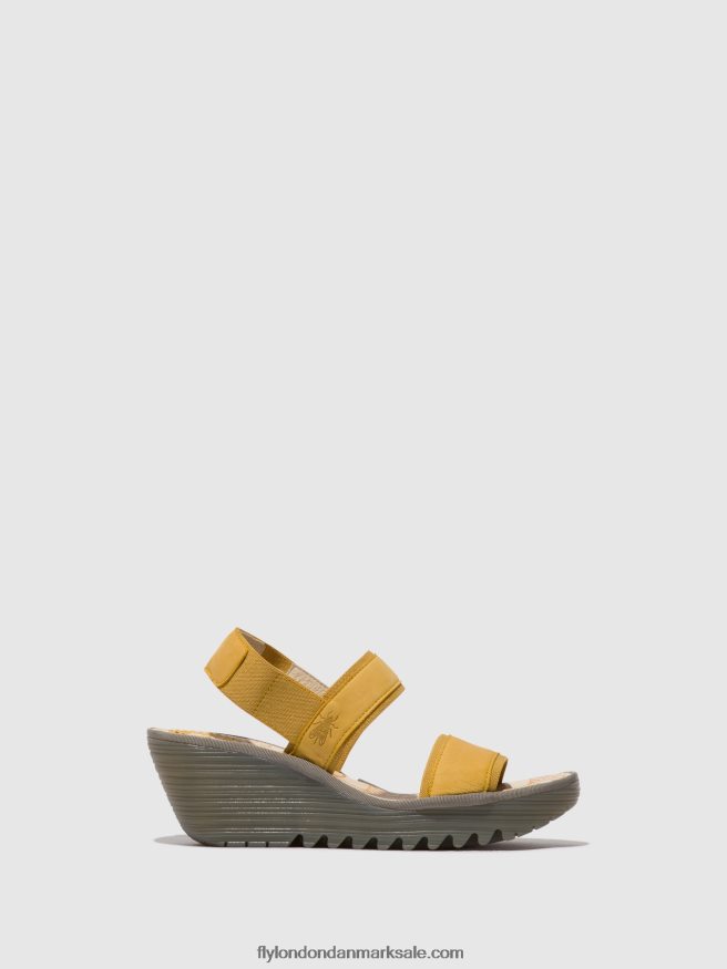 Fly London Kvinder sling-back sandaler yaco416 X84ZLZ440 humlebi