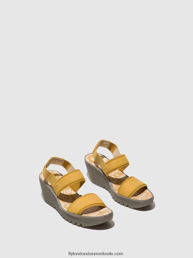 Fly London Kvinder sling-back sandaler yaco416 X84ZLZ440 humlebi