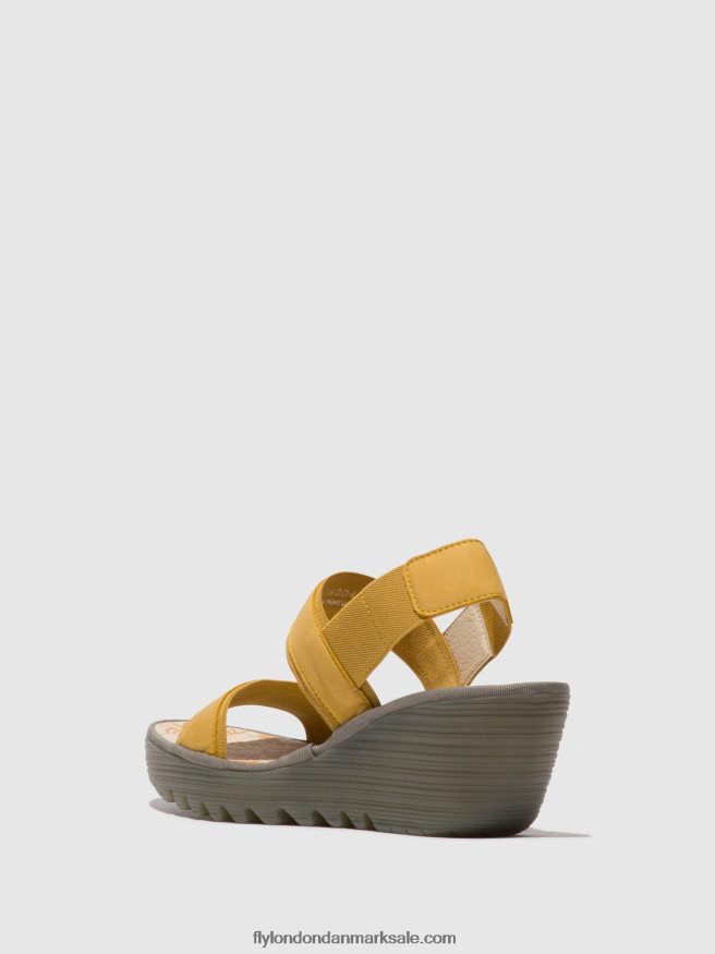 Fly London Kvinder sling-back sandaler yaco416 X84ZLZ440 humlebi