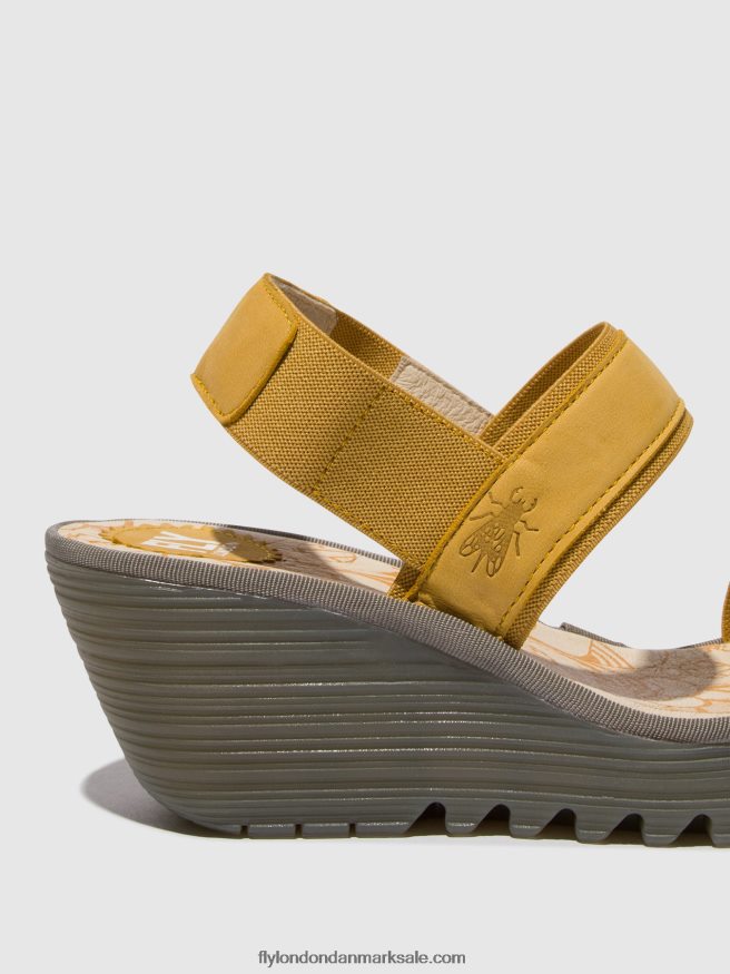 Fly London Kvinder sling-back sandaler yaco416 X84ZLZ440 humlebi