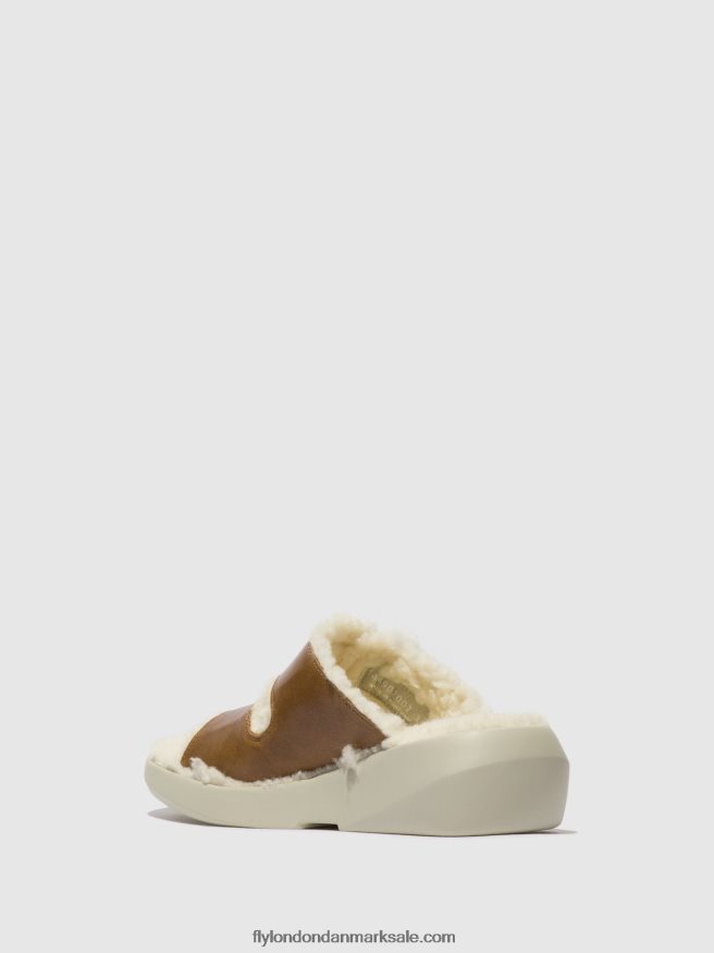 Fly London Kvinder slip-on sandaler buga902 X84ZLZ514 kamel