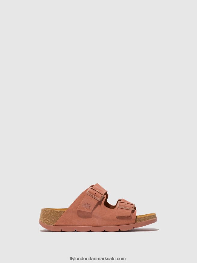 Fly London Kvinder spændesandaler caja721 X84ZLZ525 Rose