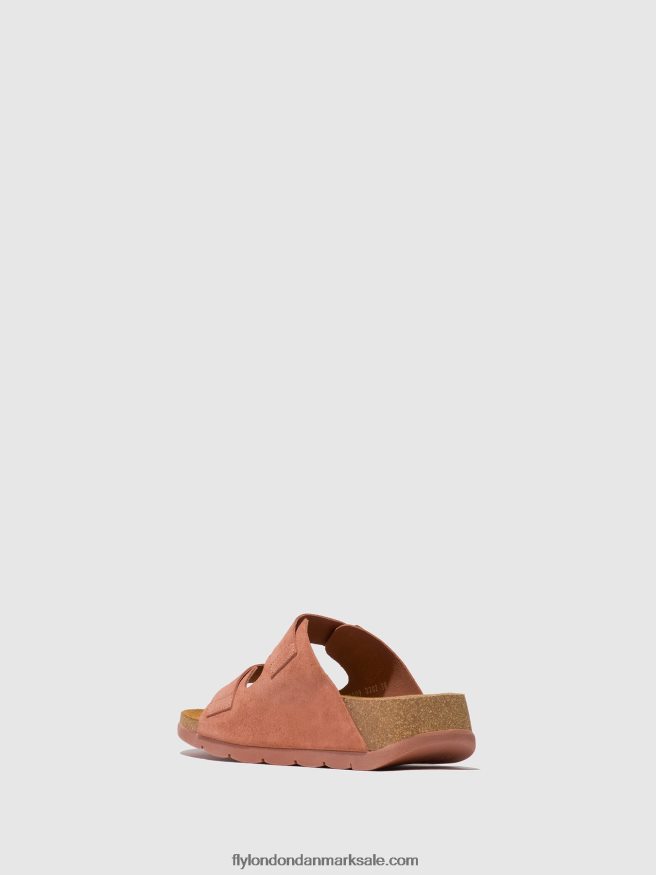 Fly London Kvinder spændesandaler caja721 X84ZLZ525 Rose