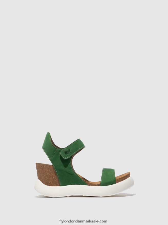Fly London Kvinder velcro sandaler gogo967 X84ZLZ399 lime grøn