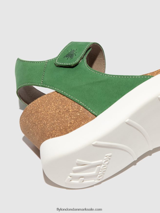 Fly London Kvinder velcro sandaler gogo967 X84ZLZ399 lime grøn