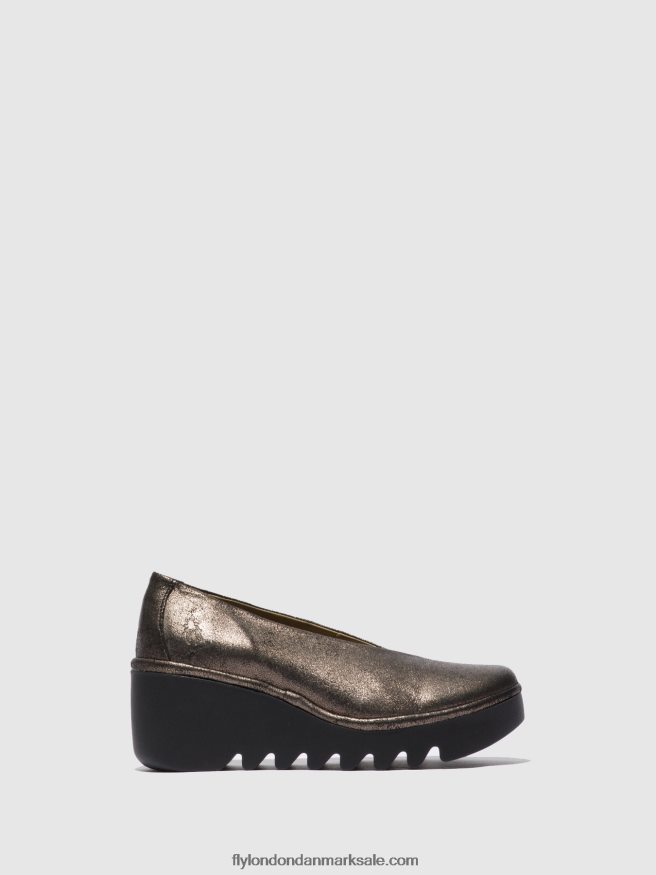 Fly London Kvinder slip-on sko beso246 X84ZLZ695 cool grafit