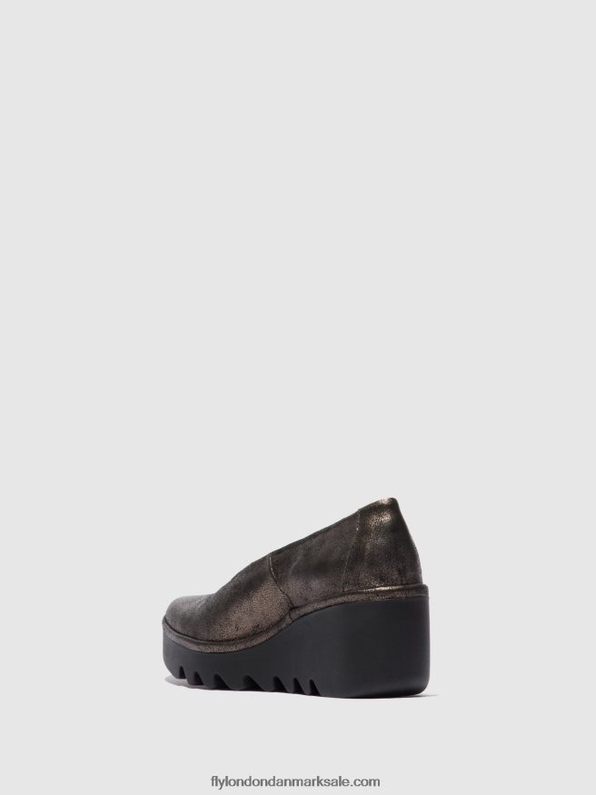 Fly London Kvinder slip-on sko beso246 X84ZLZ695 cool grafit