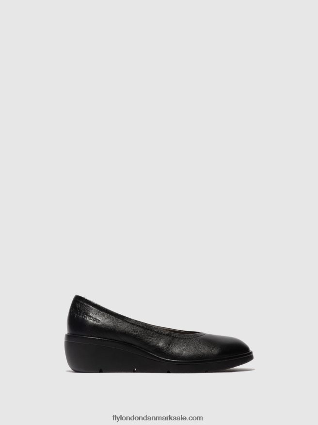 Fly London Kvinder slip-on sko numa570 X84ZLZ618 mousse sort