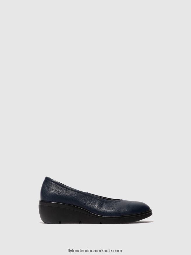 Fly London Kvinder slip-on sko numa570 X84ZLZ632 ocean