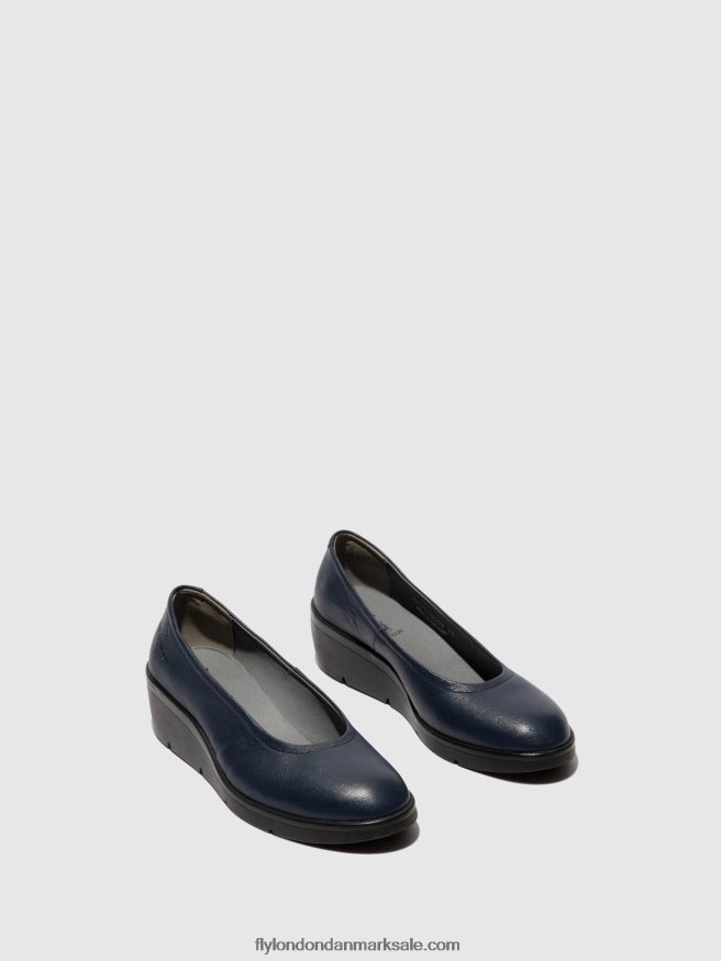 Fly London Kvinder slip-on sko numa570 X84ZLZ632 ocean