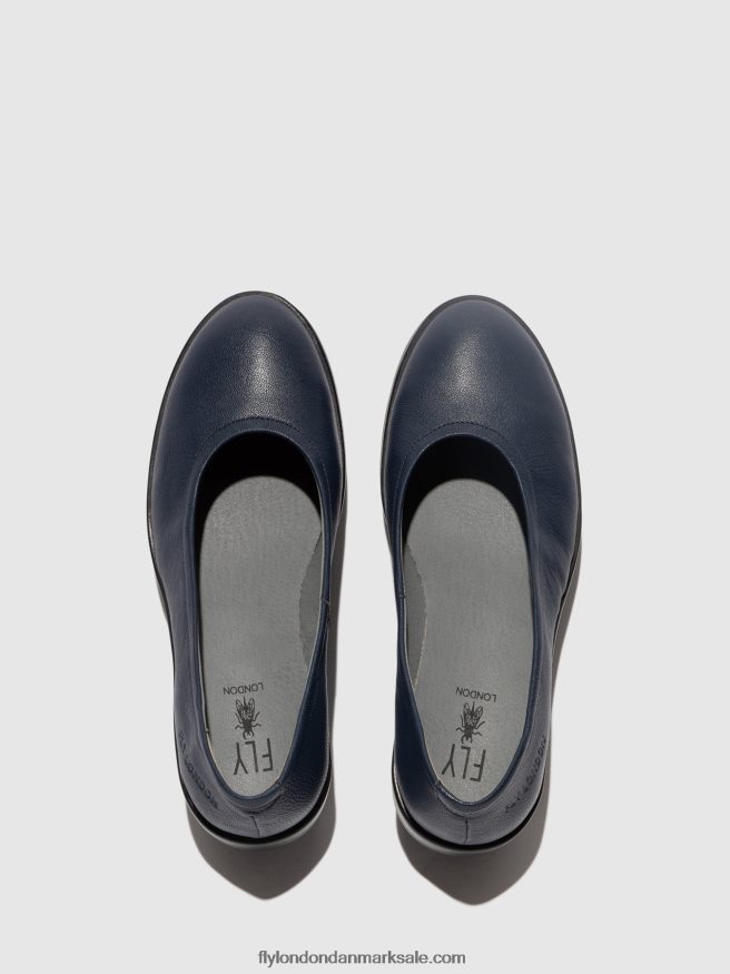 Fly London Kvinder slip-on sko numa570 X84ZLZ632 ocean
