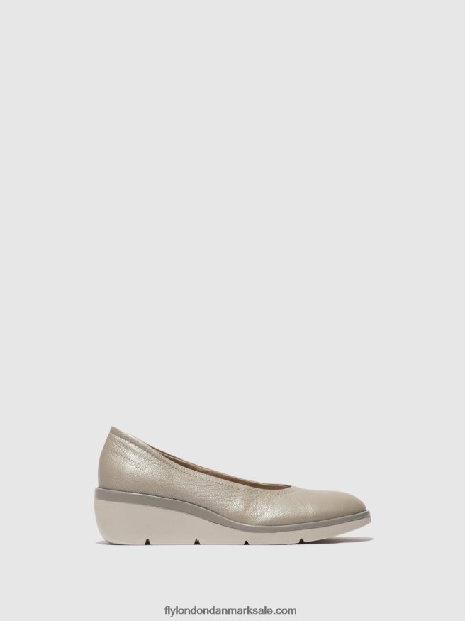 Fly London Kvinder slip-on sko numa570 X84ZLZ633 sølv