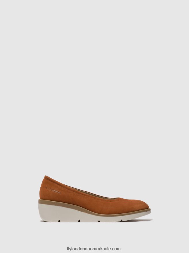 Fly London Kvinder slip-on sko numa570 X84ZLZ634 tan