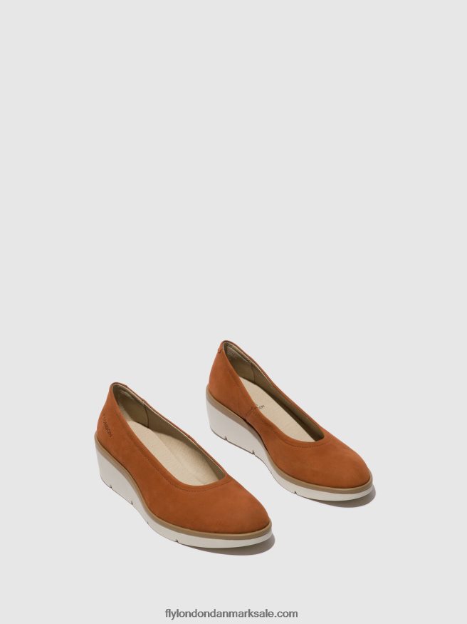 Fly London Kvinder slip-on sko numa570 X84ZLZ634 tan