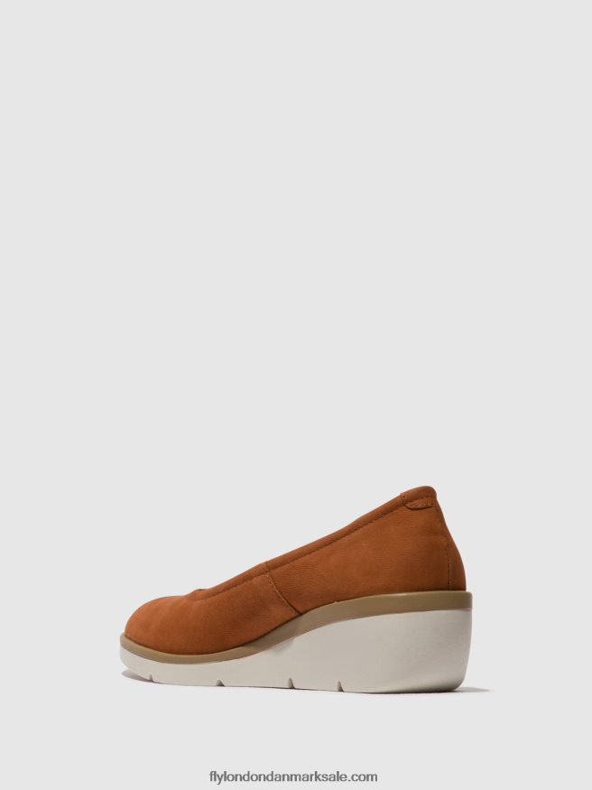 Fly London Kvinder slip-on sko numa570 X84ZLZ634 tan