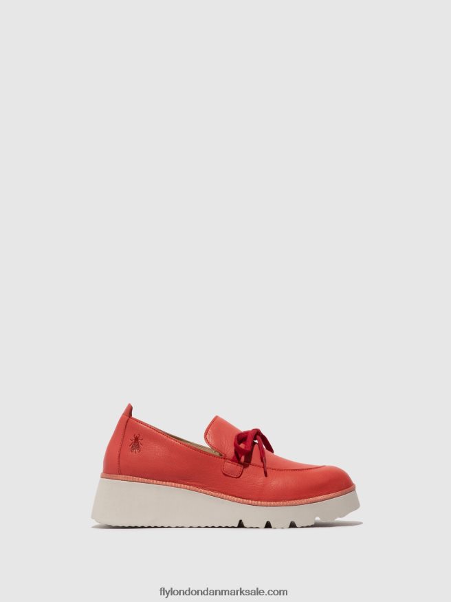 Fly London Kvinder slip-on sko popi436 X84ZLZ629 hindbær