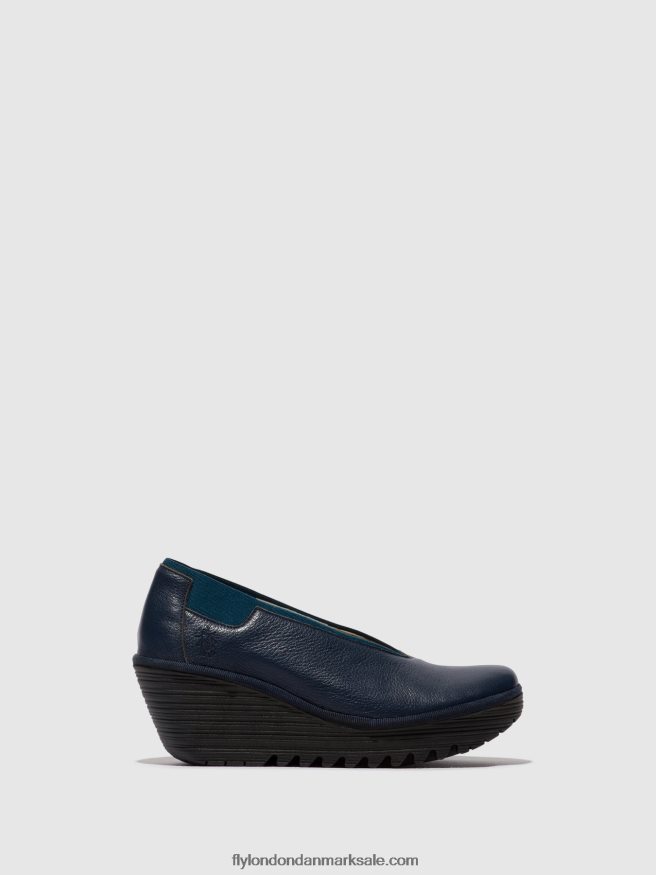 Fly London Kvinder slip-on sko yoza438 X84ZLZ626 ocean