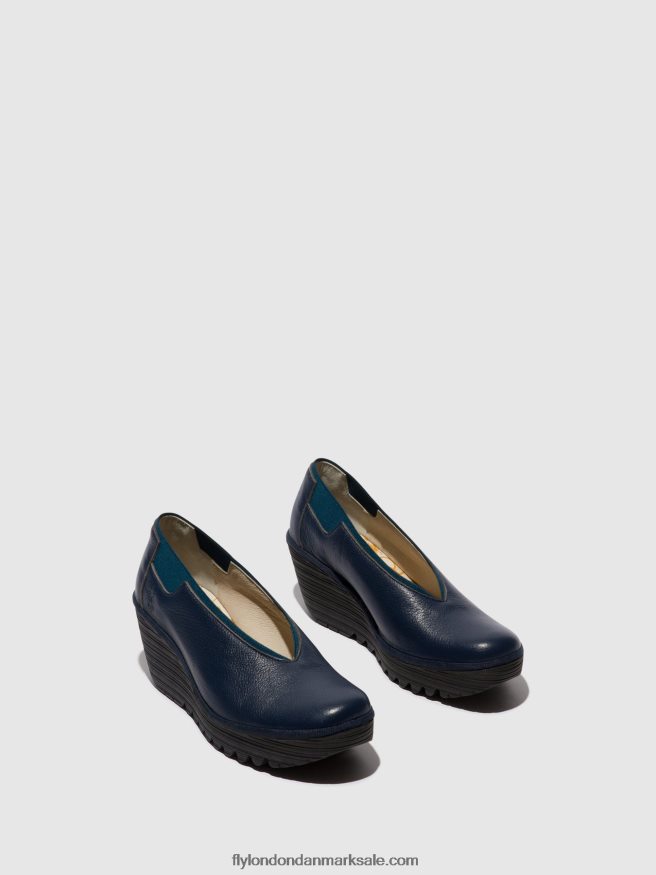 Fly London Kvinder slip-on sko yoza438 X84ZLZ626 ocean