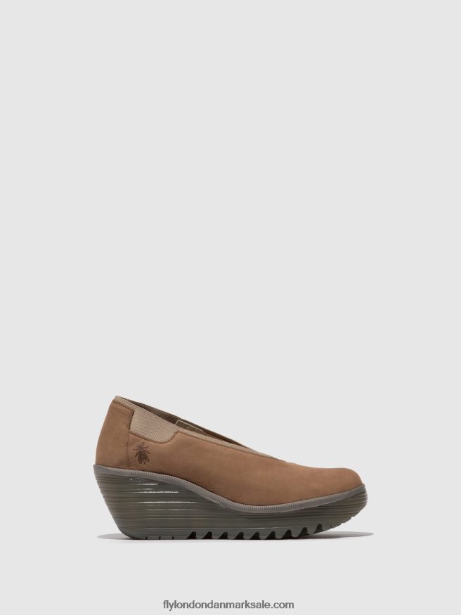 Fly London Kvinder slip-on sko yoza438 X84ZLZ627 sand