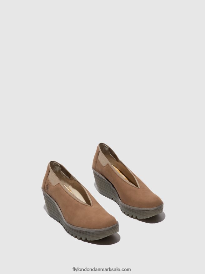 Fly London Kvinder slip-on sko yoza438 X84ZLZ627 sand