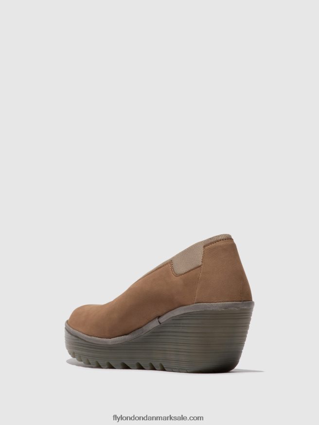 Fly London Kvinder slip-on sko yoza438 X84ZLZ627 sand