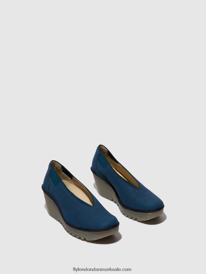 Fly London Kvinder slip-on sko yoza438 X84ZLZ631 blå