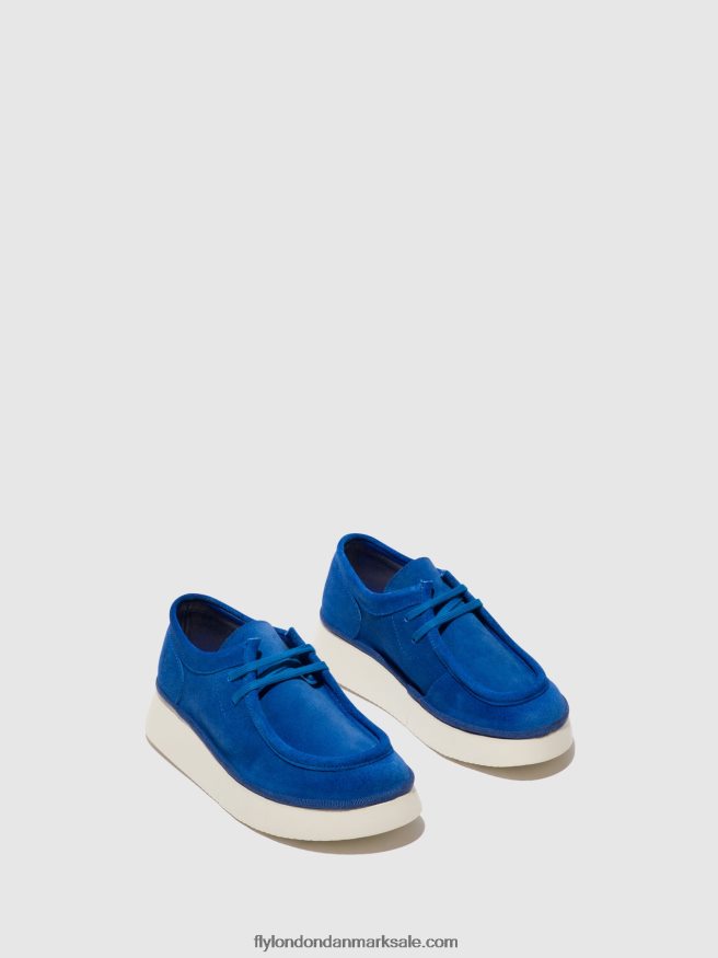 Fly London Kvinder snøresko ceza437 X84ZLZ659 denim