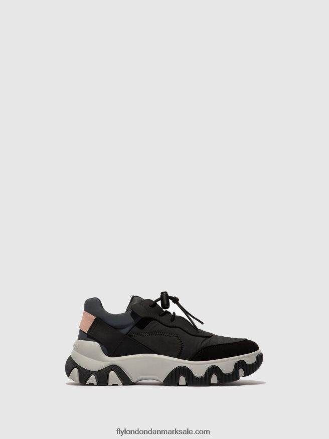 Fly London Kvinder elastiske sneakers fian634 X84ZLZ772 multi sort