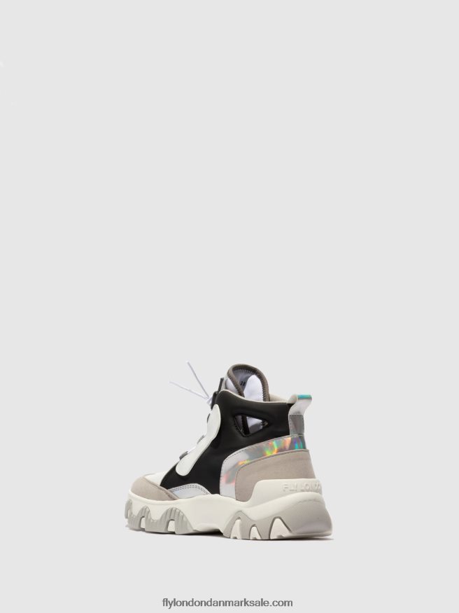 Fly London Kvinder hi-top sneakers feny633 X84ZLZ775 multi offwhite