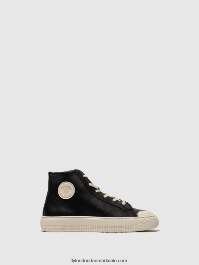 Fly London Kvinder hi-top sneakers topy586 X84ZLZ726 sort