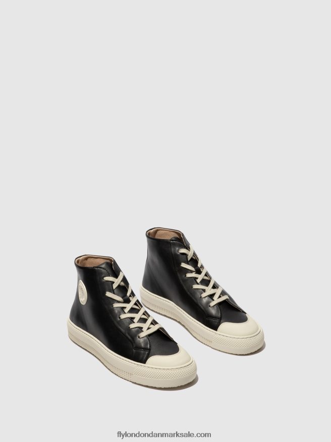 Fly London Kvinder hi-top sneakers topy586 X84ZLZ726 sort