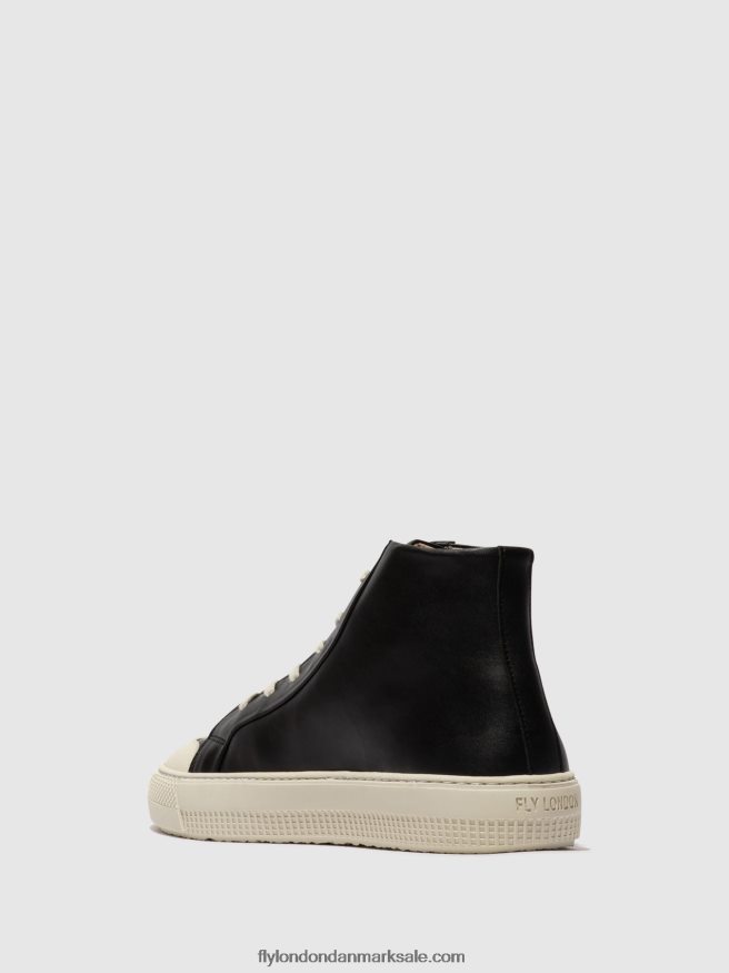 Fly London Kvinder hi-top sneakers topy586 X84ZLZ726 sort