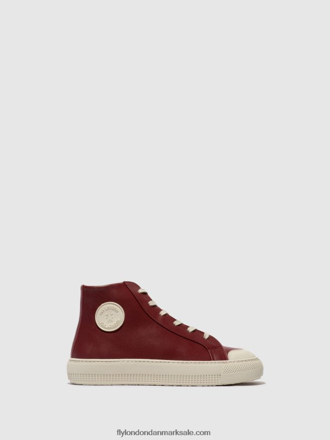 Fly London Kvinder hi-top sneakers topy586 X84ZLZ727 bordeaux