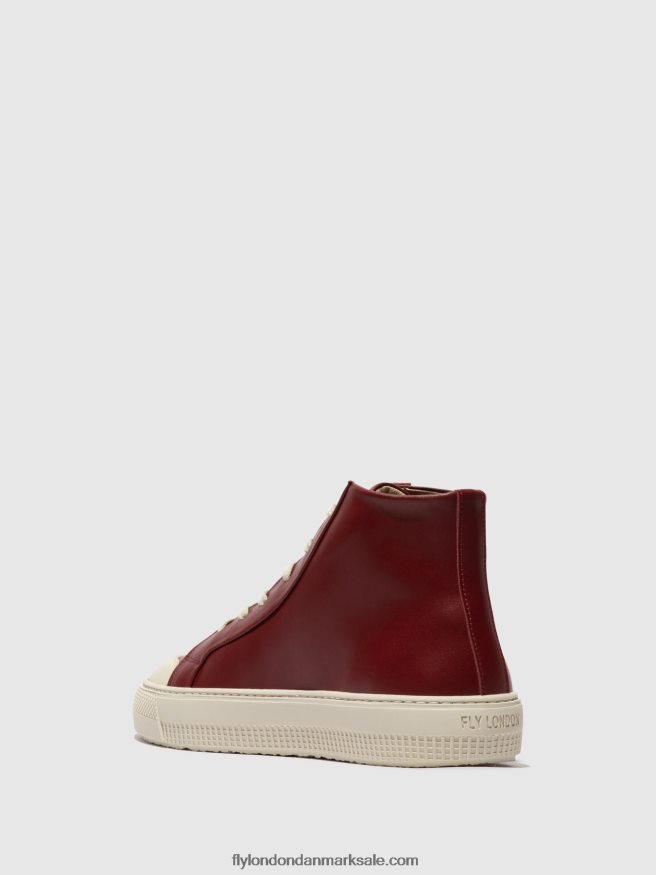 Fly London Kvinder hi-top sneakers topy586 X84ZLZ727 bordeaux
