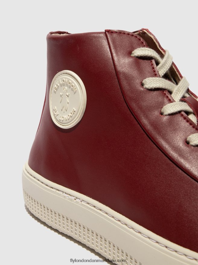 Fly London Kvinder hi-top sneakers topy586 X84ZLZ727 bordeaux