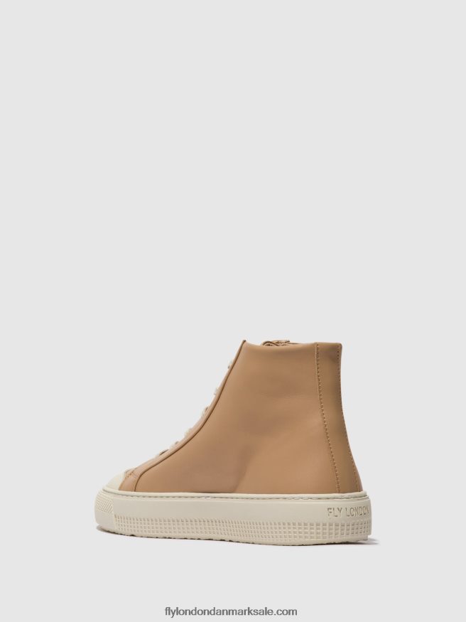 Fly London Kvinder hi-top sneakers topy586 X84ZLZ728 nougat