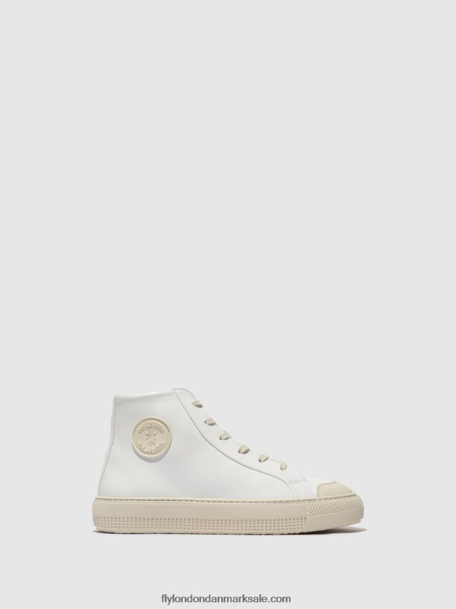 Fly London Kvinder hi-top sneakers topy586 X84ZLZ729 hvid
