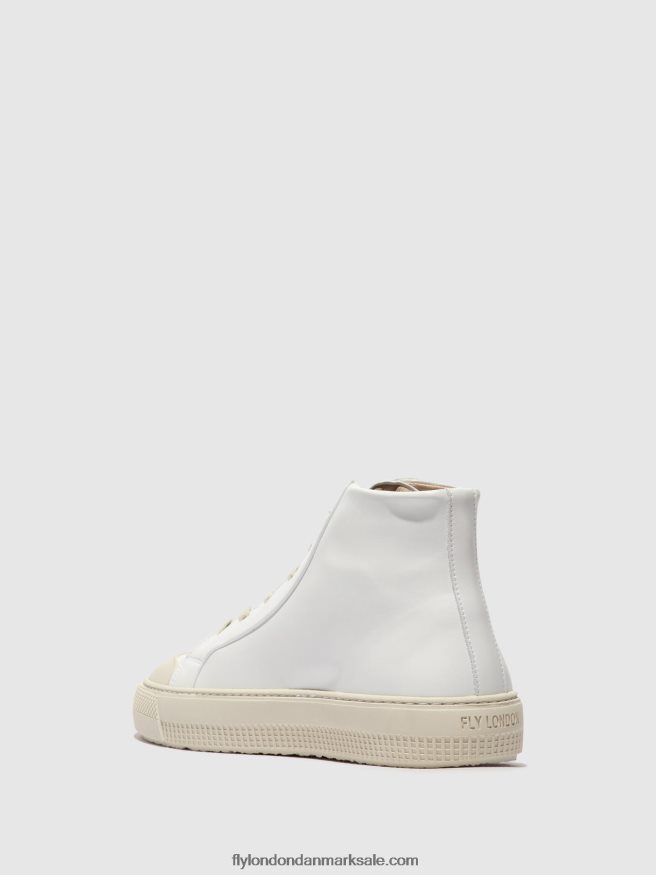 Fly London Kvinder hi-top sneakers topy586 X84ZLZ729 hvid