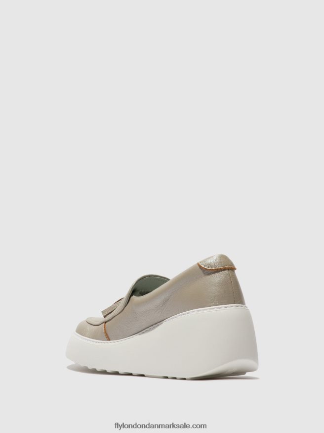 Fly London Kvinder slip-on sneakers dala579 X84ZLZ705 sølv