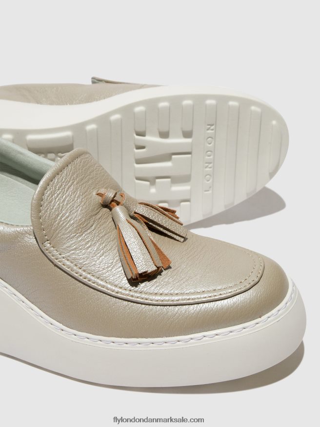 Fly London Kvinder slip-on sneakers dala579 X84ZLZ705 sølv