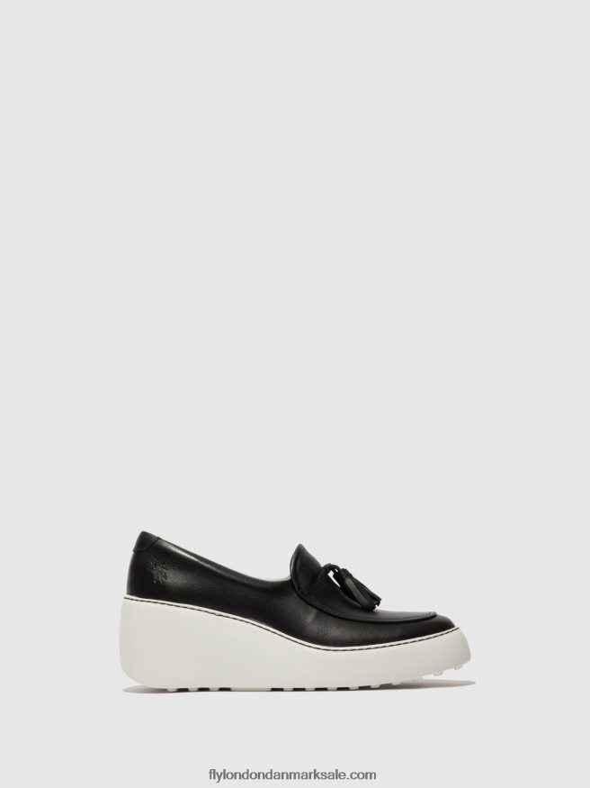 Fly London Kvinder slip-on sneakers dala579 X84ZLZ711 sort